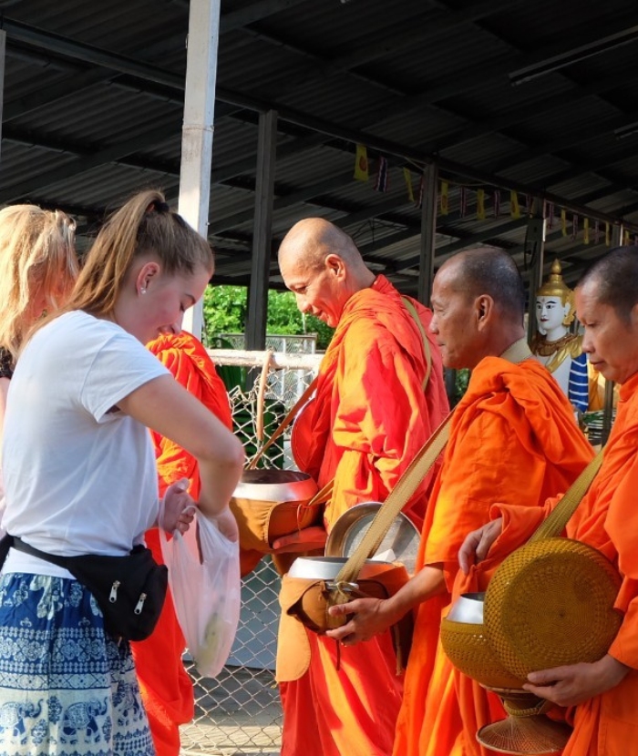 【タイ-チェンマイ】仏教体験プログラムスケジュール画像