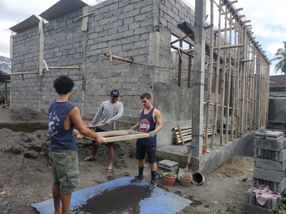 【インドネシア – ウブド】改修プログラムスケジュール画像