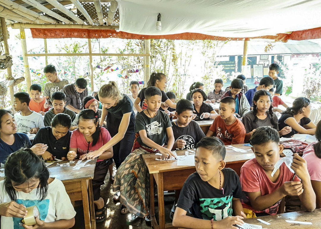 【インドネシア – ウブド】衛生教育プログラムスケジュール画像