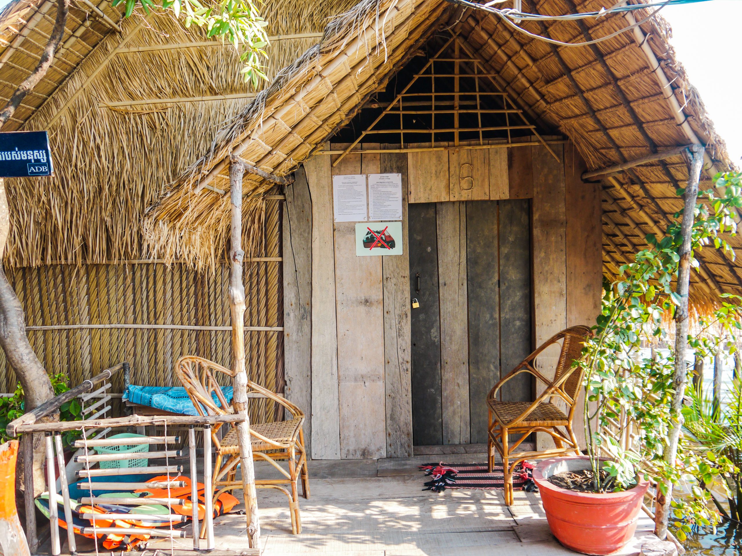 【カンボジア – カンポット】マングローブ保護宿泊先画像