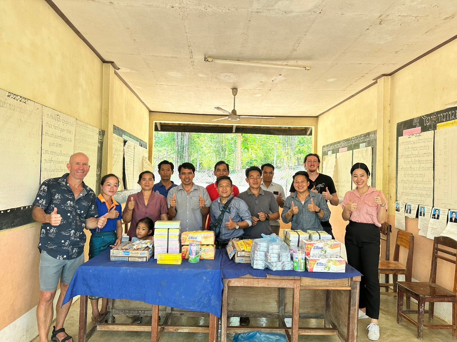 【ラオス】教育プログラムスケジュール画像