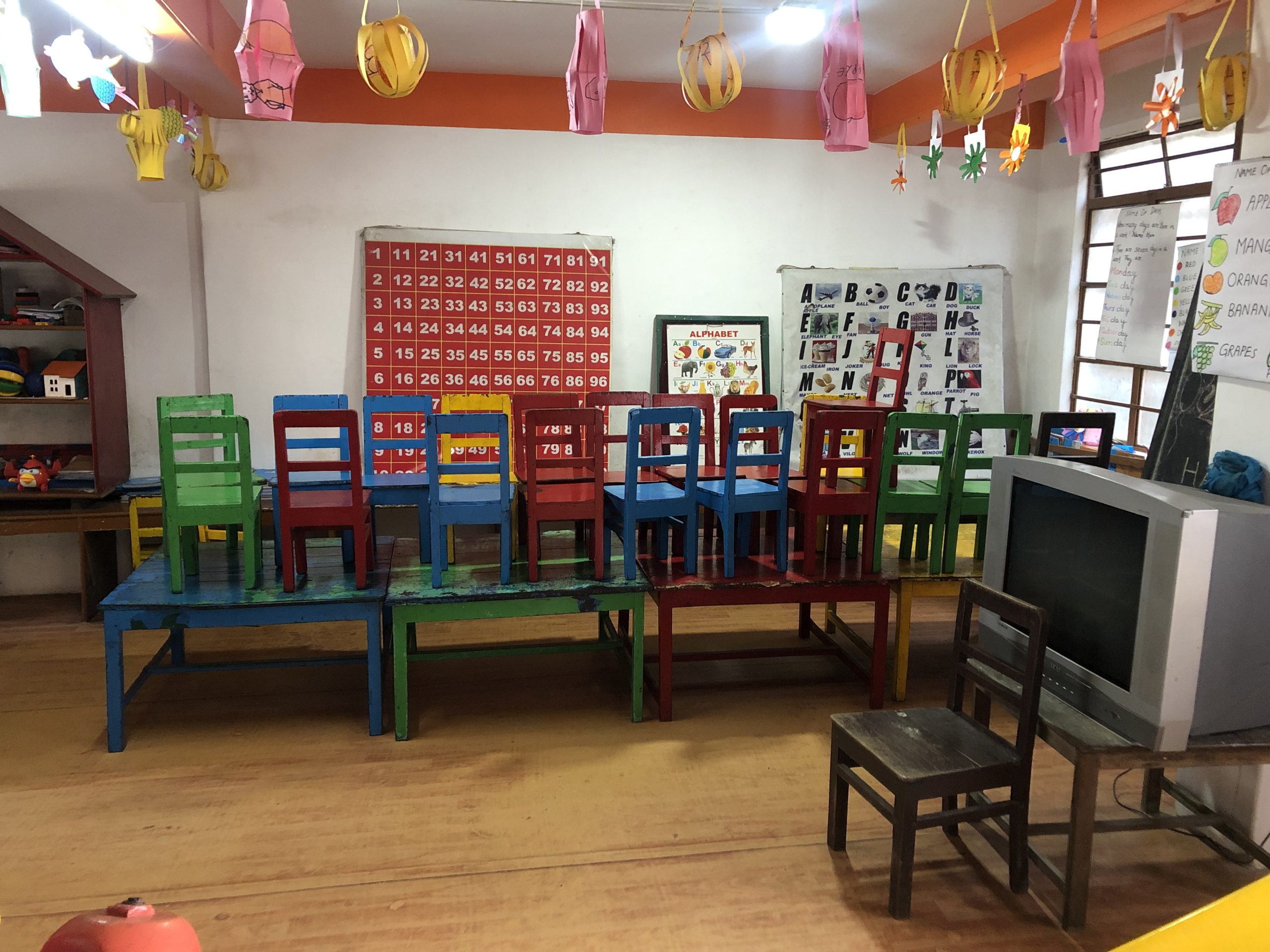 【インド】幼稚園の教育スケジュール画像