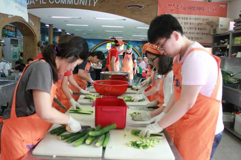 【韓国】食事支援プログラムスケジュール画像