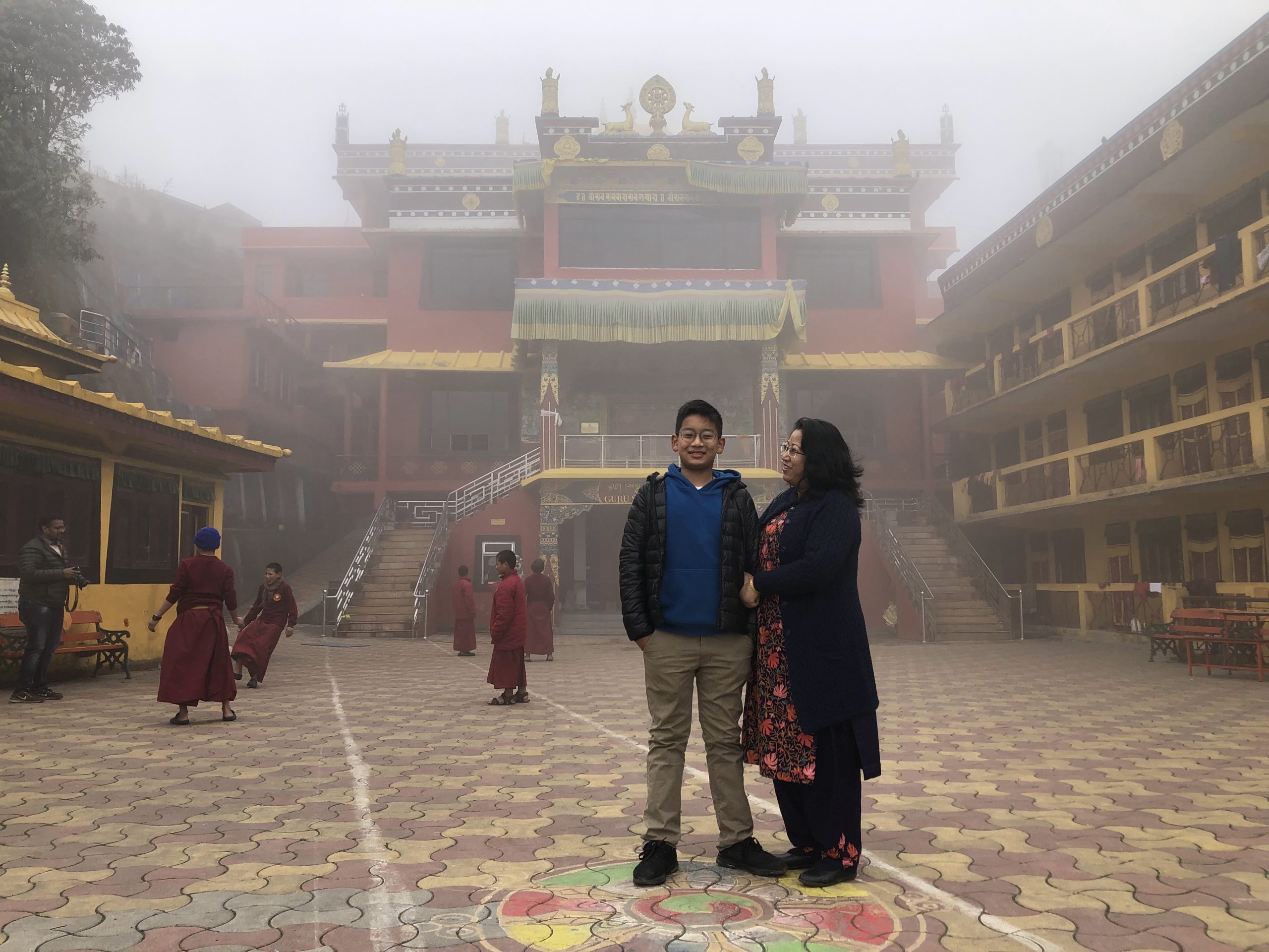 【インド】仏教僧院での英語教育プログラムスケジュール画像