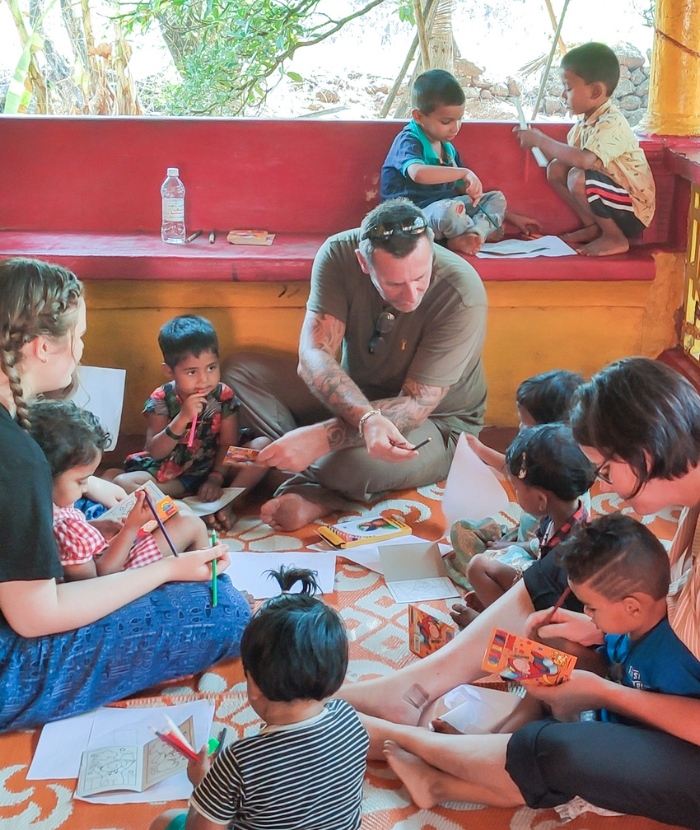 【インド】幼稚園の教育業務内容画像