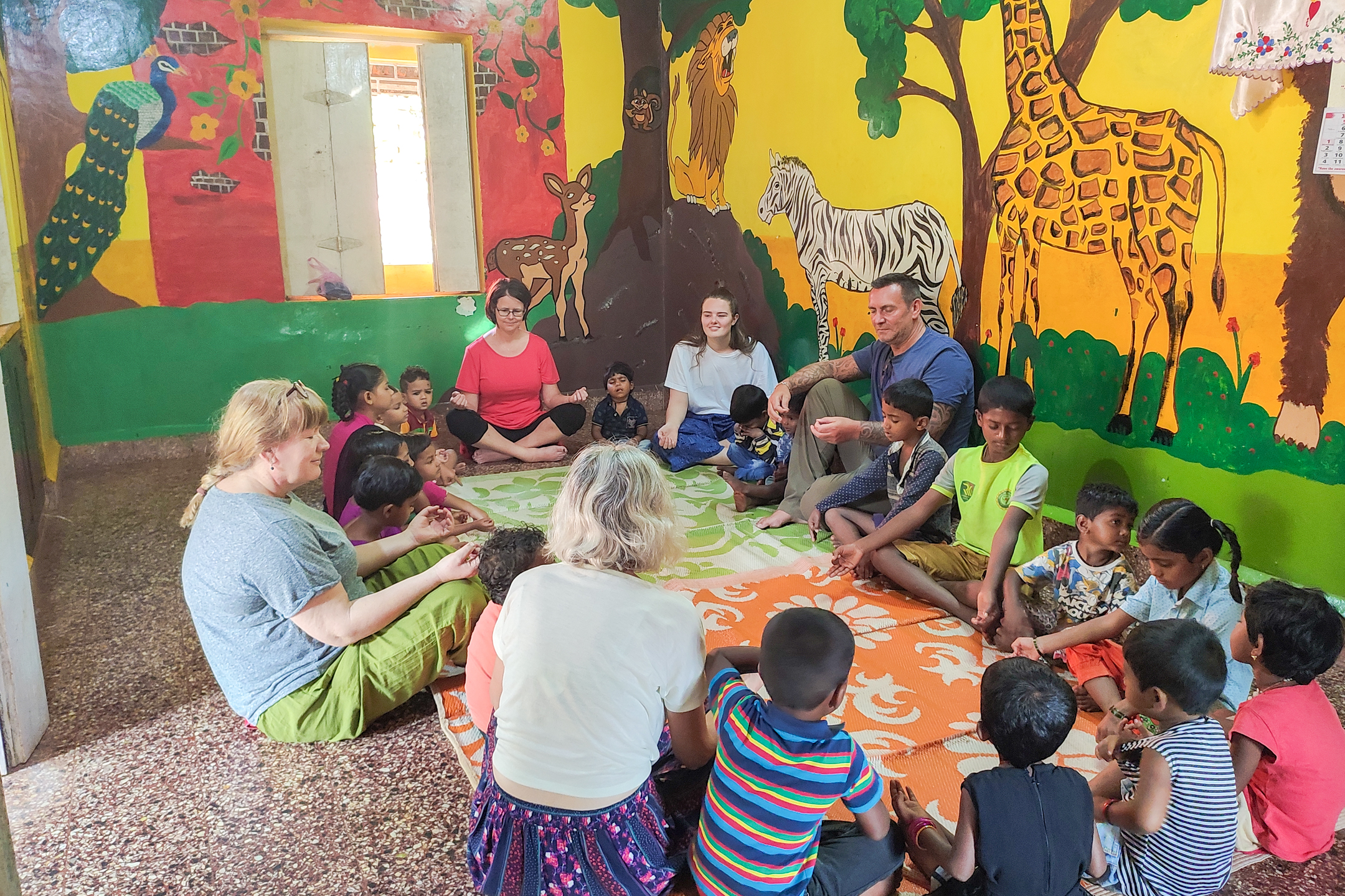 【インド】幼稚園の教育スケジュール画像