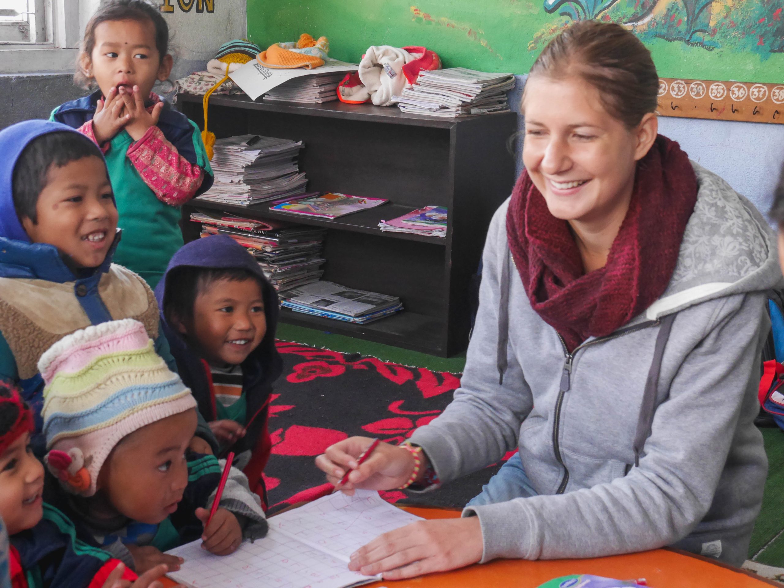 【ネパール – カトマンズ】チャイルドケアプログラムスケジュール画像