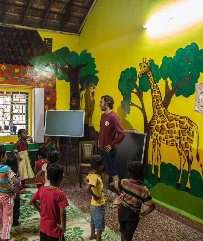 【インド】幼稚園の教育業務内容画像
