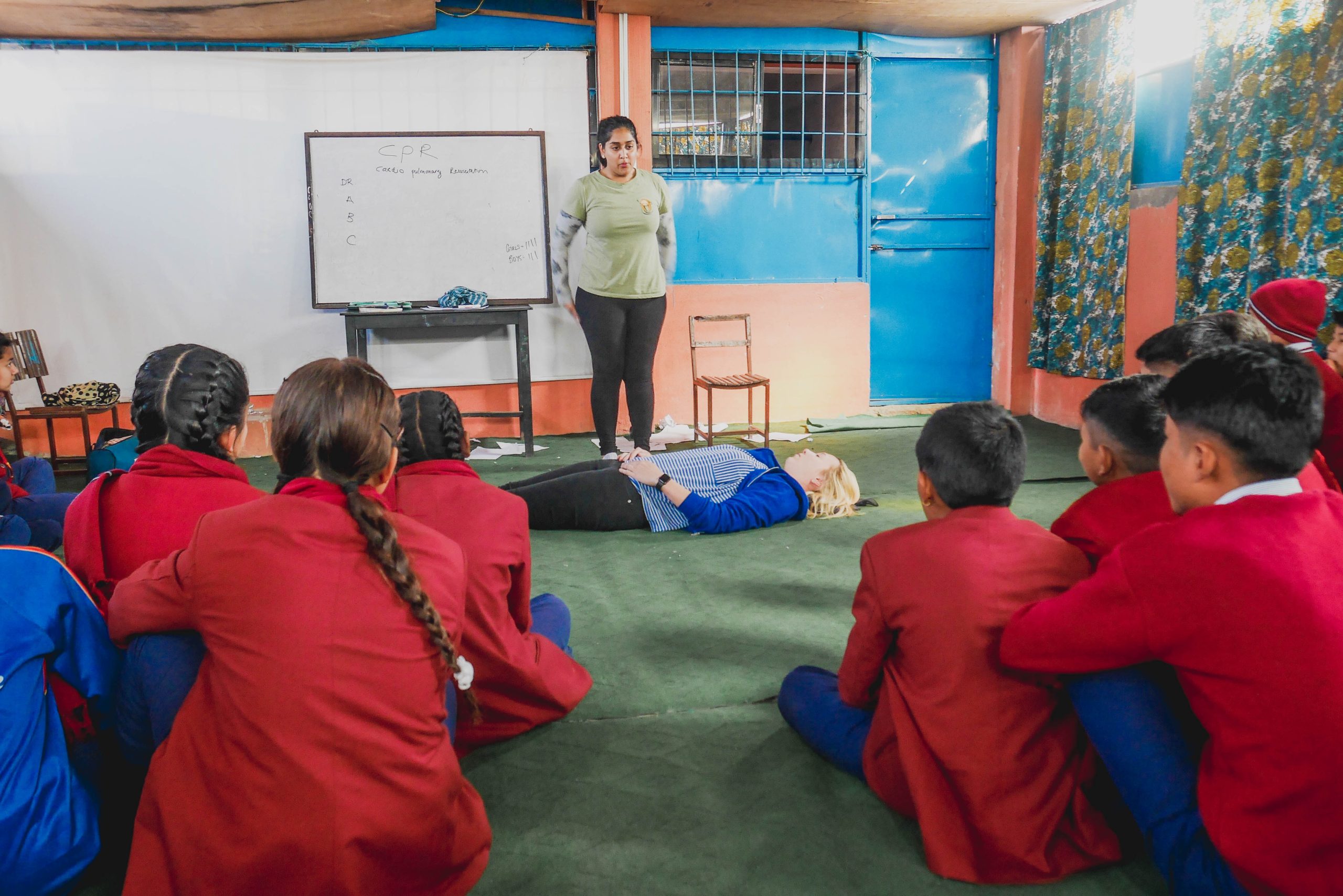 【ネパール – カトマンズ】健康教育プログラムスケジュール画像