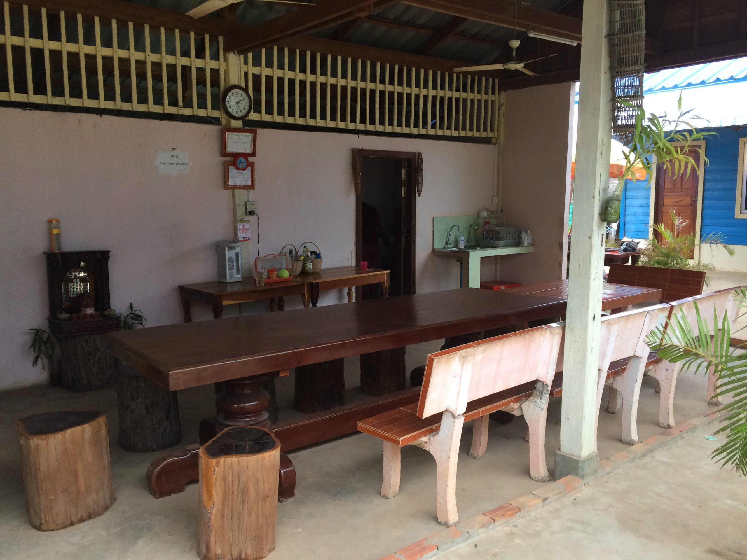 【カンボジア – サムラン】改修プログラム宿泊先画像