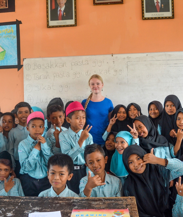 【インドネシア – ロンボク島】教育プログラム