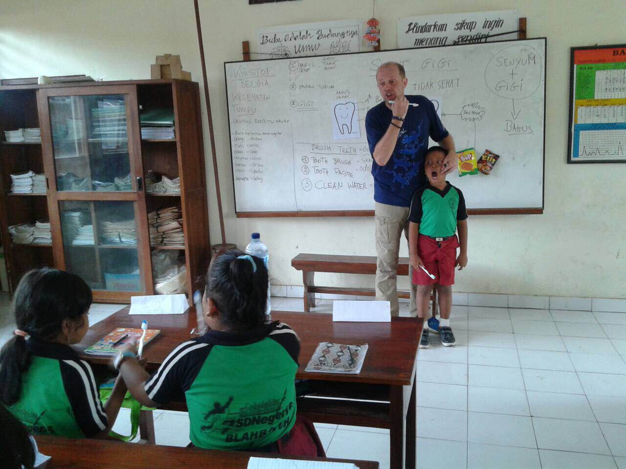【インドネシア – ロンボク島】衛生教育プログラムスケジュール画像