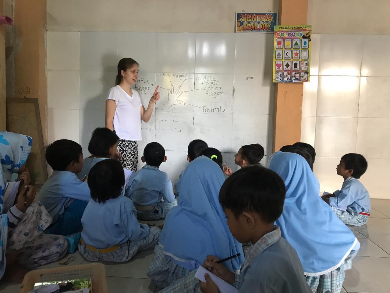 【インドネシア – ロンボク島】チャイルドケアプログラムスケジュール画像