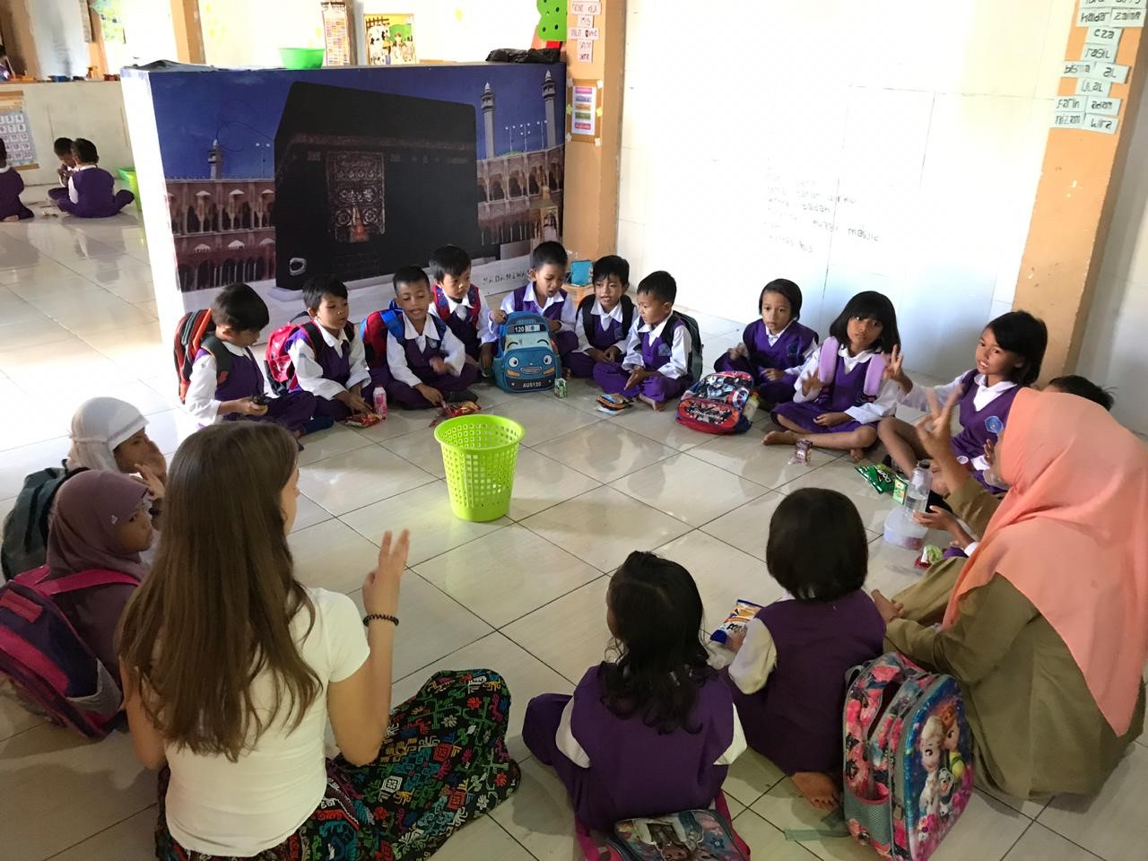 【インドネシア – ロンボク島】チャイルドケアプログラムスケジュール画像