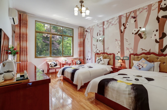 【中国】パンダ保護プロジェクト宿泊先画像