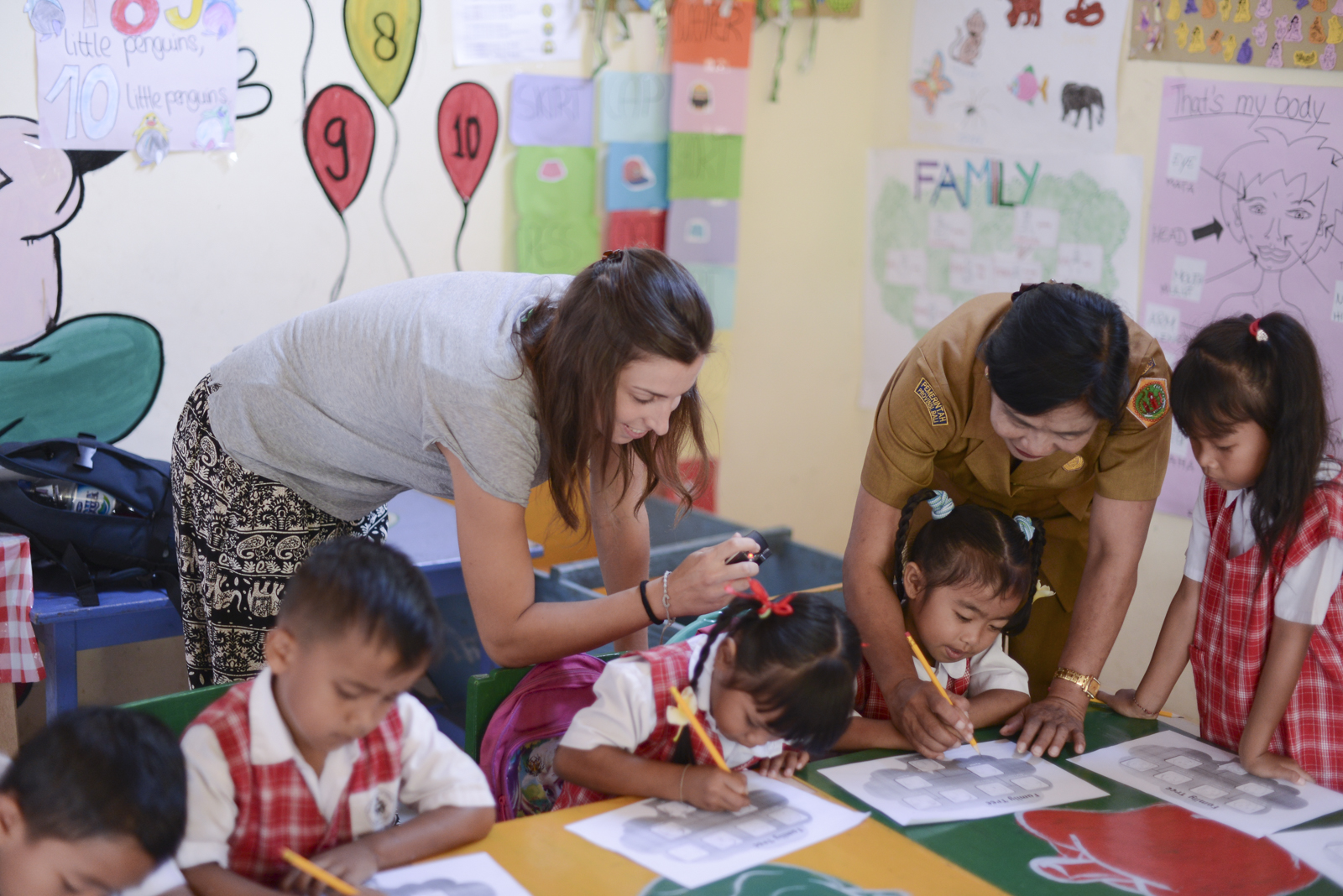 【インドネシア – ウブド】チャイルドケアプログラムスケジュール画像