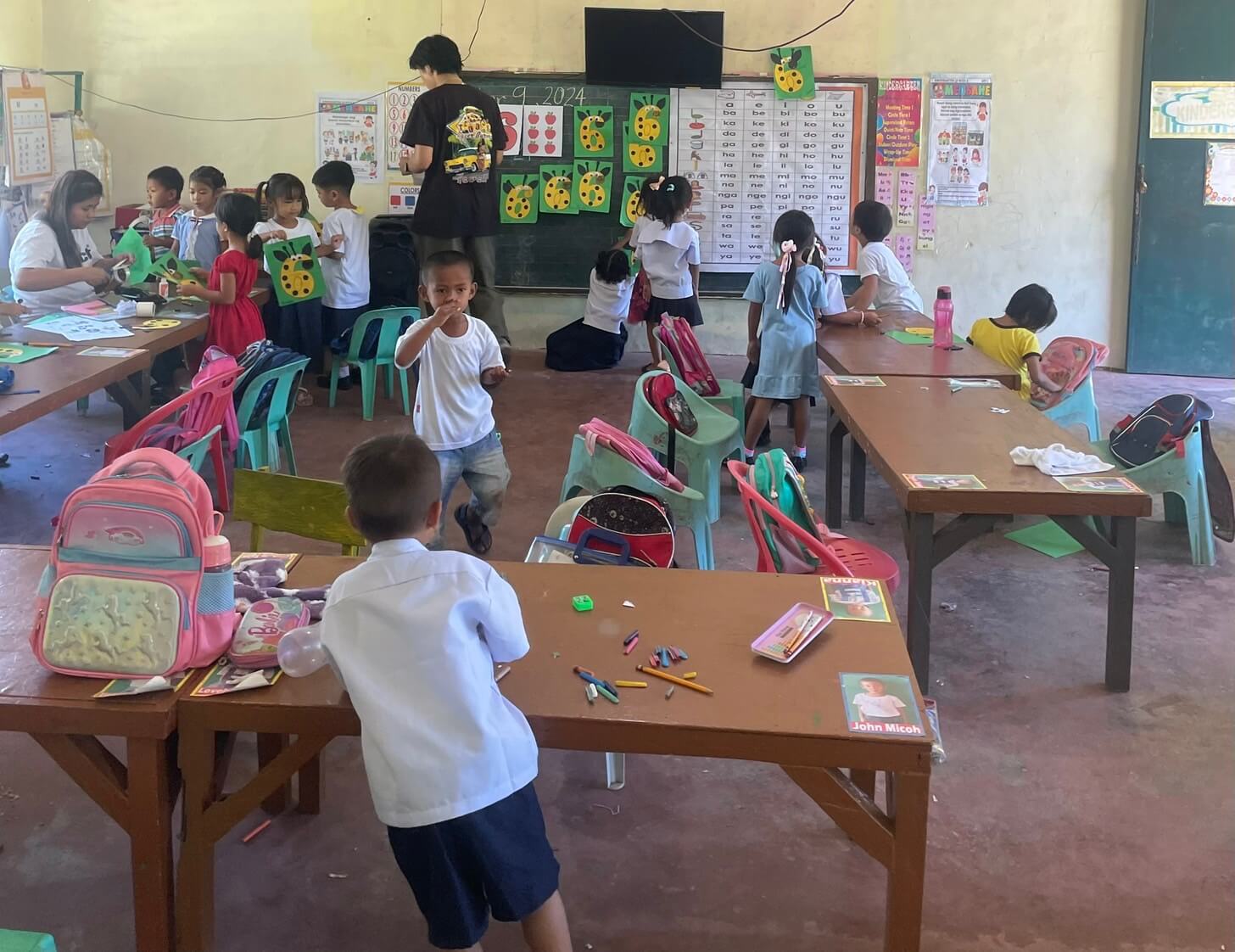 【フィリピン】エルニド幼稚園プログラムスケジュール画像